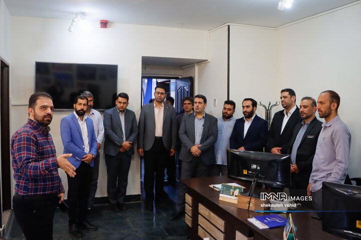 حضور مدیر و فعالان فرهنگی و اجتماعی منطقه ۱۲ در خبرگزاری ایمنا