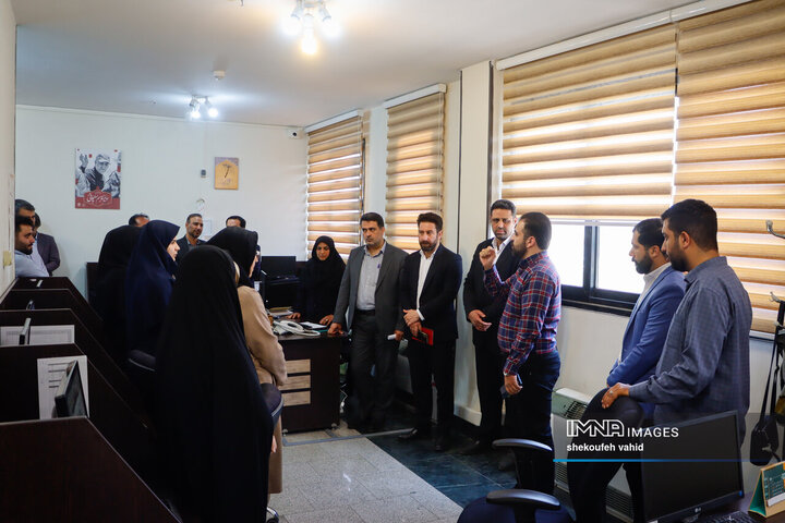 حضور مدیر و فعالان فرهنگی و اجتماعی شهردارمنطقه ۱۲ در خبرگزاری ایمنا