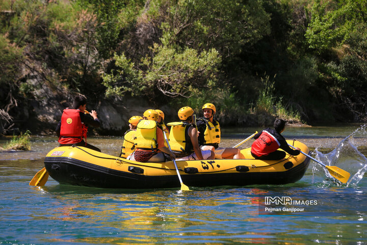 هیجان رفتینگ در بستر زاینده رود