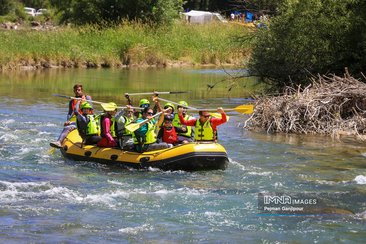 هیجان رفتینگ در بستر زاینده رود