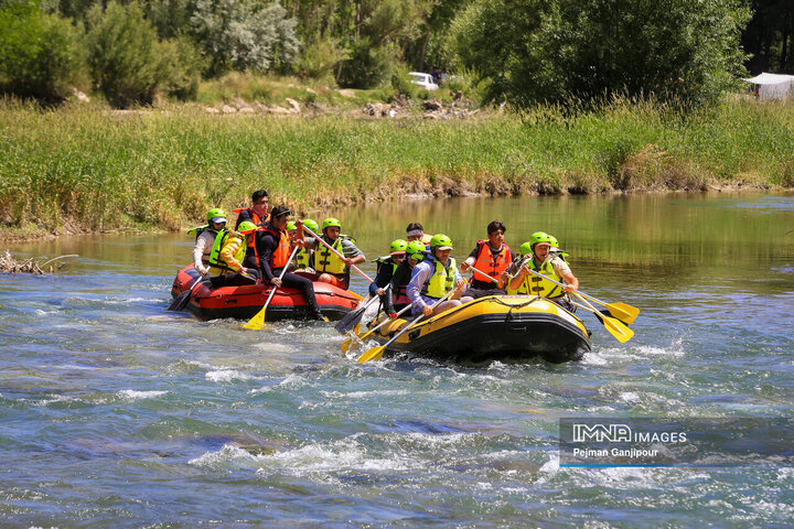 هیجان رفتینگ در بستر زاینده رود