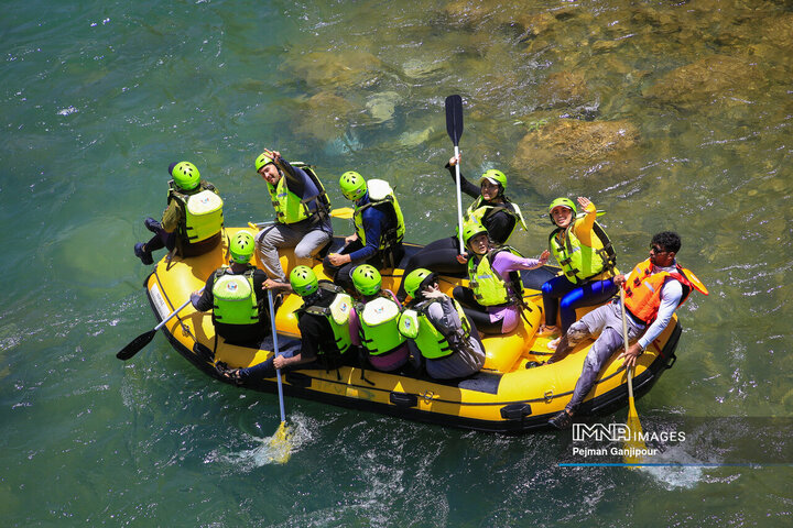 هیجان رفتینگ در بستر زاینده رود