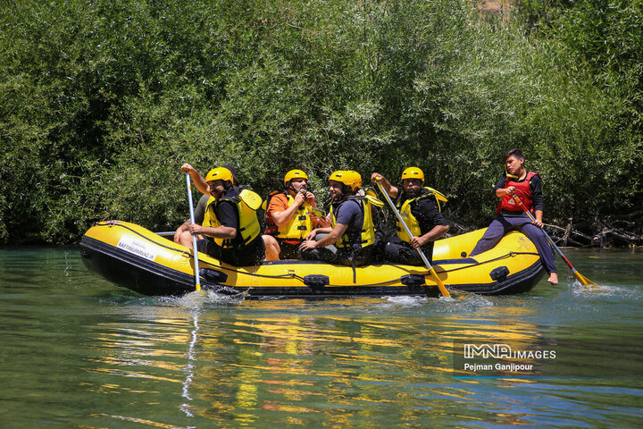 هیجان رفتینگ در بستر زاینده رود