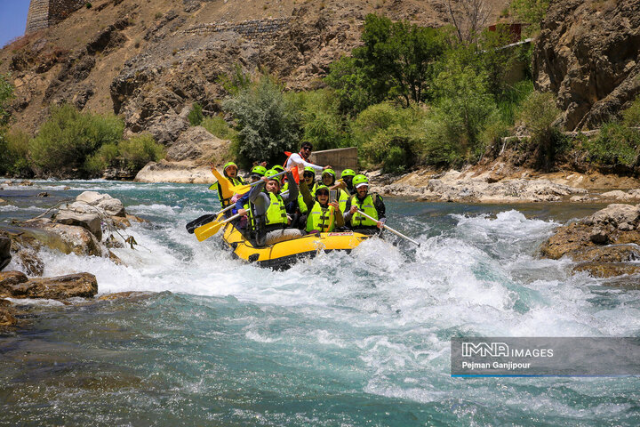 هیجان رفتینگ در بستر زاینده رود