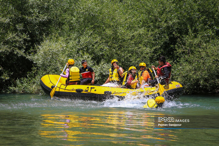 هیجان رفتینگ در بستر زاینده رود