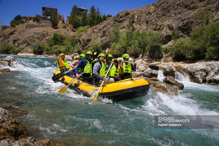 هیجان رفتینگ در بستر زاینده رود