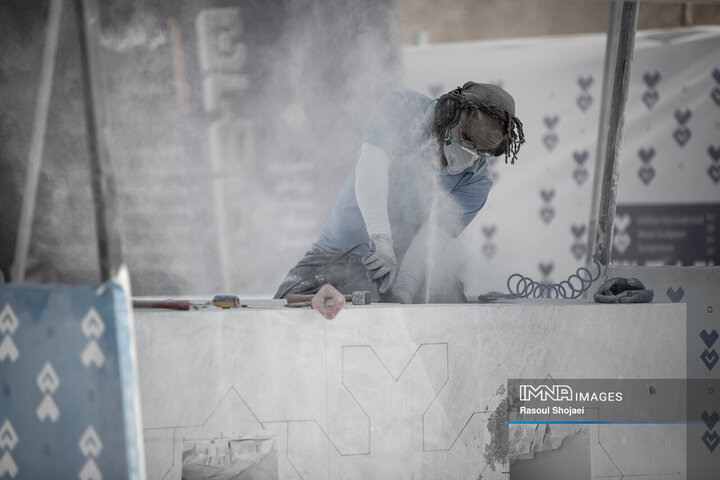 نخستین سمپوزیوم بین‌المللی مجسمه‌سازی سنگ در اصفهان