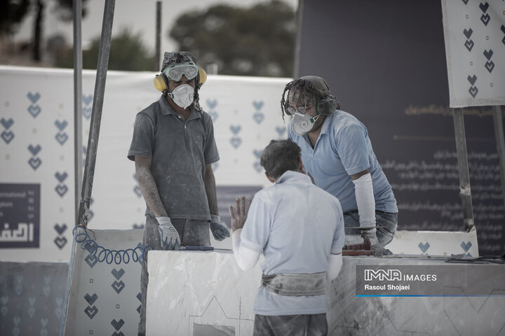 نخستین سمپوزیوم بین‌المللی مجسمه‌سازی سنگ در اصفهان