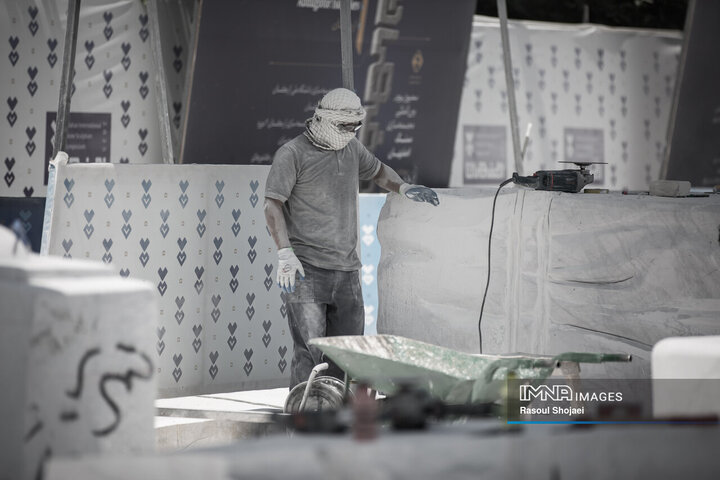 نخستین سمپوزیوم بین‌المللی مجسمه‌سازی سنگ در اصفهان