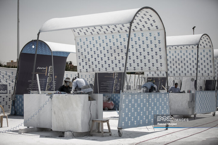 نخستین سمپوزیوم بین‌المللی مجسمه‌سازی سنگ در اصفهان