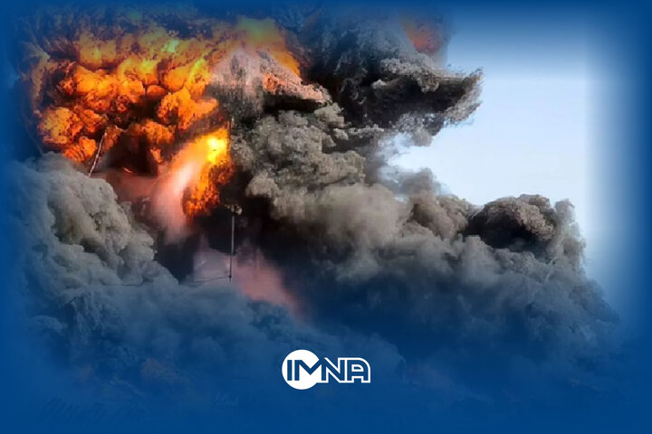 فیلم| لحظه انفجار مهیب در اسکله متانول بندر دیر بوشهر از دید دوربین مداربسته