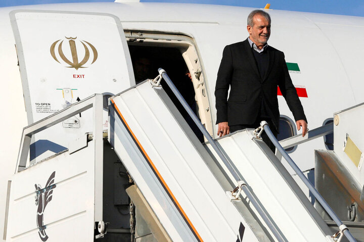 رئیس‌جمهور وارد زنجان شد