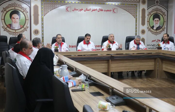 آماده‌باش هلال‌احمر خوزستان برای اربعین؛ از قرارگاه مرزی تا آموزش موکب‌داران