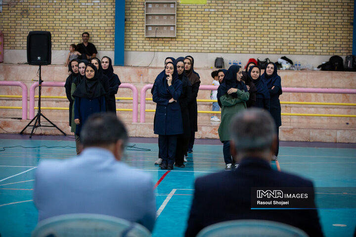 اختتامیه سومین دوره مسابقات دژبال بانوان شاغل در شهرداری اصفهان