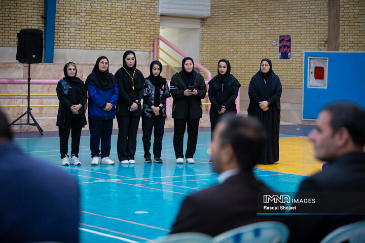 اختتامیه سومین دوره مسابقات دژبال بانوان شاغل در شهرداری اصفهان