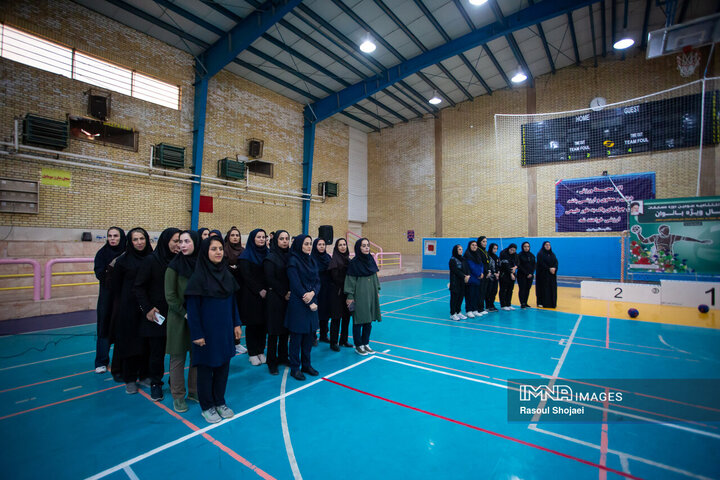 اختتامیه سومین دوره مسابقات دژبال بانوان شاغل در شهرداری اصفهان