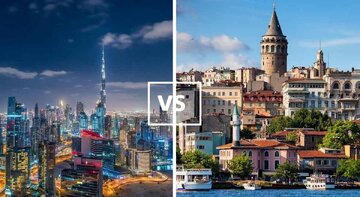برای سفر خانوادگی دبی بریم یا استانبول؟