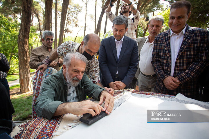 آیین بهره‌برداری از گذر صنایع دستی اصفهان