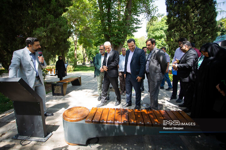 آیین بهره‌برداری از گذر صنایع دستی اصفهان