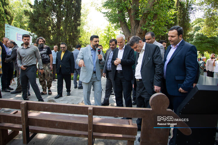 آیین بهره‌برداری از گذر صنایع دستی اصفهان