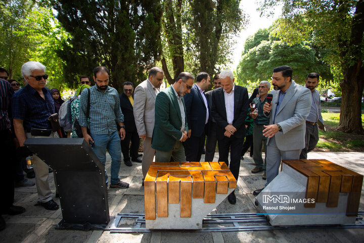 آیین بهره‌برداری از گذر صنایع دستی اصفهان