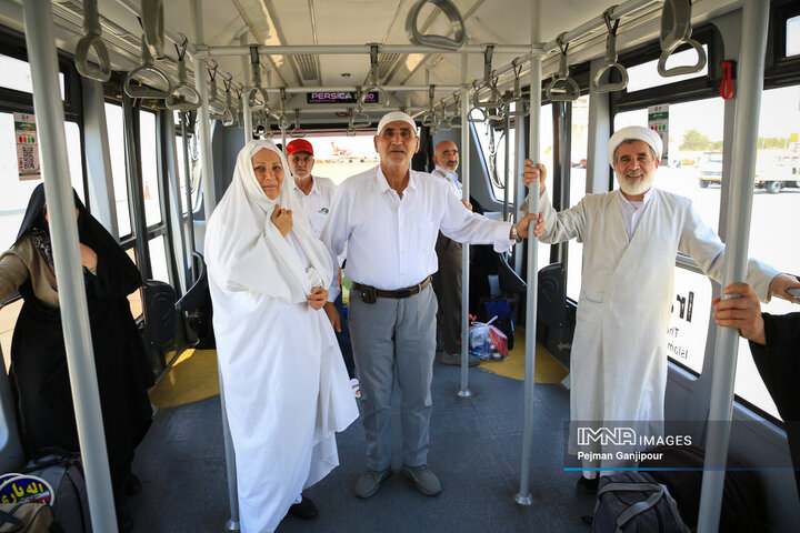 بازگشت اولین گروه حجاج اصفهانی از حج تمتع