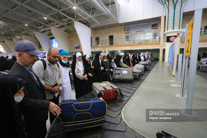 بازگشت اولین گروه حجاج اصفهانی از حج تمتع