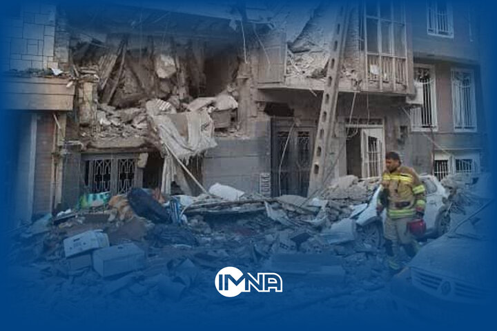 فیلم| تصاویر ساختمان‌هایی در نارمک و فرحزاد پس از حملۀ اسرائیل