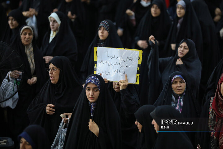 تجم مردم اراک در محکومیت تجاوز رژیم صهیونیستی به حریم کشور