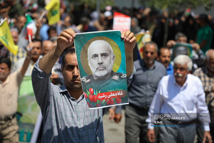 تجم مردم اراک در محکومیت تجاوز رژیم صهیونیستی به حریم کشور