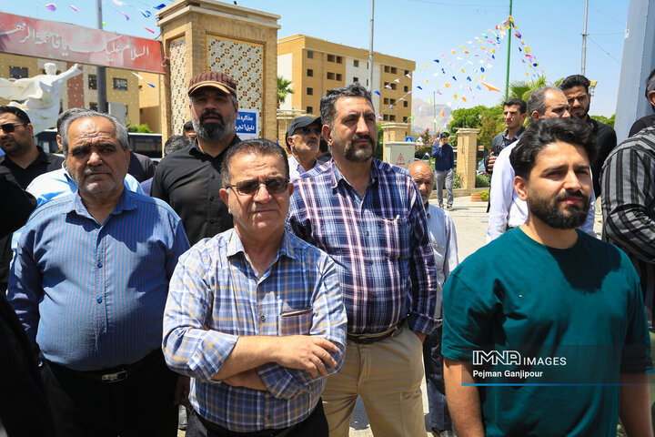 تجمع مردم اصفهان در محکمیت تجاوز رژیم صهیونیستی به کشور