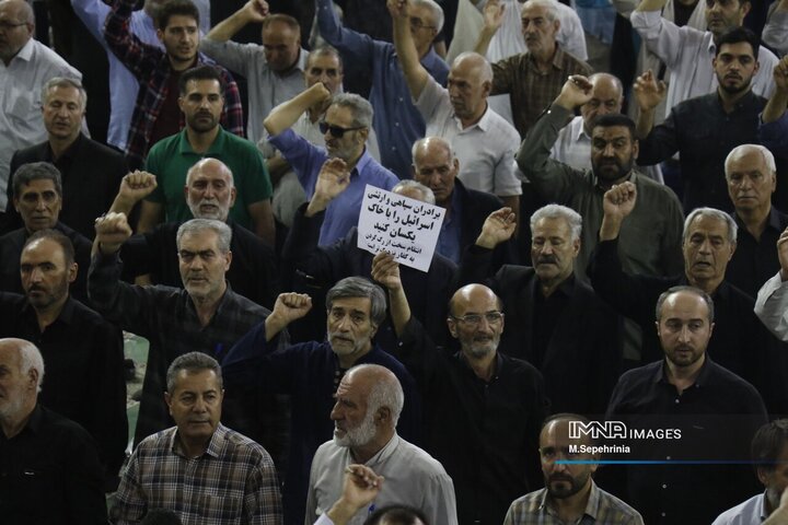 تجمع مردم تبریز در محکومیت تجاوز رژیم صهیونیستی به حریم کشور