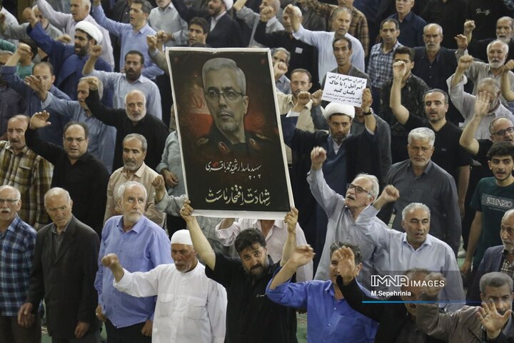 تجمع مردم تبریز در محکومیت تجاوز رژیم صهیونیستی به حریم کشور