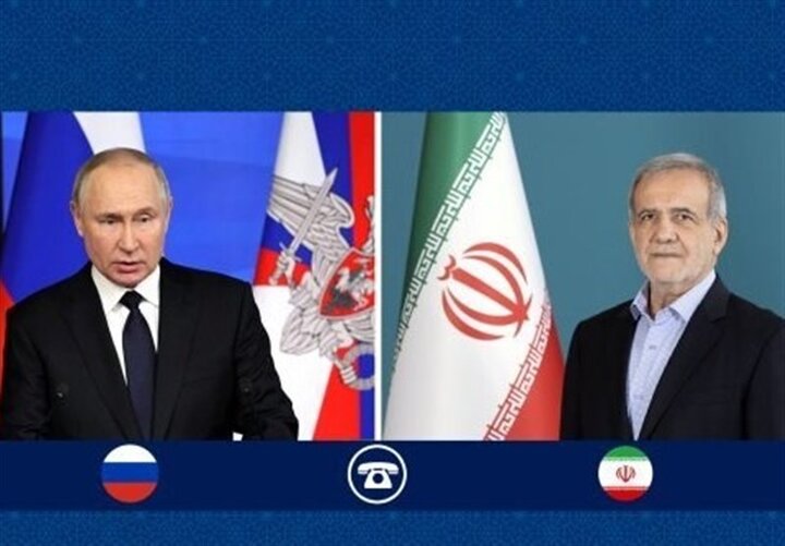 پزشکیان به پوتین: تجاوزات اسرائیل پاسخ مناسب می‌گیرد