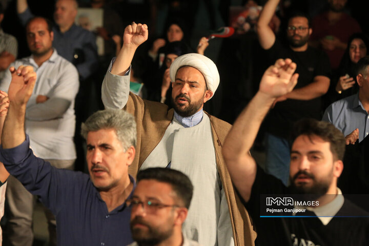 اجتماع خودجوش و حماسی مردم اصفهان در پشتیبانی انتقام ملی از رژیم صهیونی