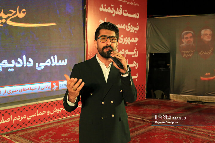 اجتماع خودجوش و حماسی مردم اصفهان در پشتیبانی انتقام ملی از رژیم صهیونی