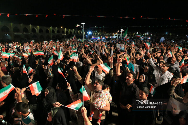 اجتماع خودجوش و حماسی مردم اصفهان در پشتیبانی انتقام ملی از رژیم صهیونی