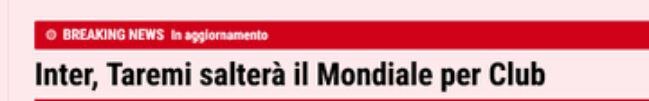 مهدی طارمی از لیست اینتر خط خورد / تجاوز اسرائیل به ایران عامل حذف ستاره ایرانی + عکس