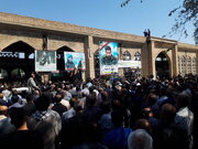 پیکر شهید پدافند هوایی کشور مهدی حسینوند به خاک سپرده شد
