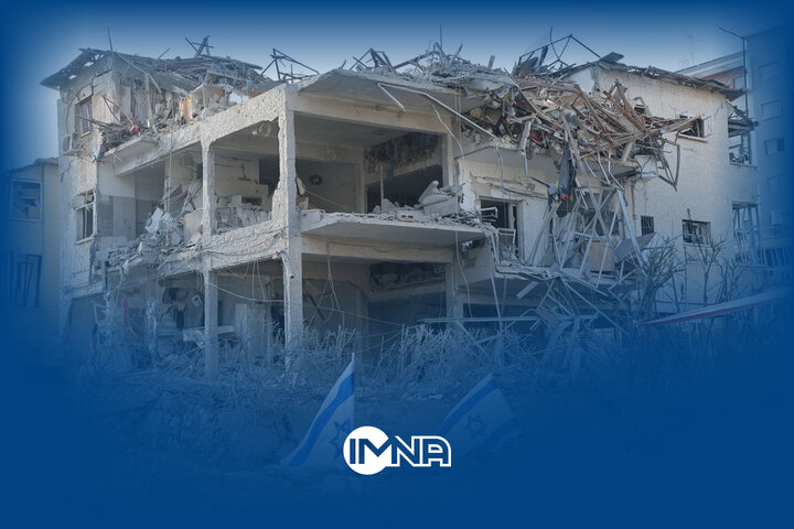 فیلم| تصاویری از میزان تخریب مناطق مختلف اسرائیل  پس از حمله ایران