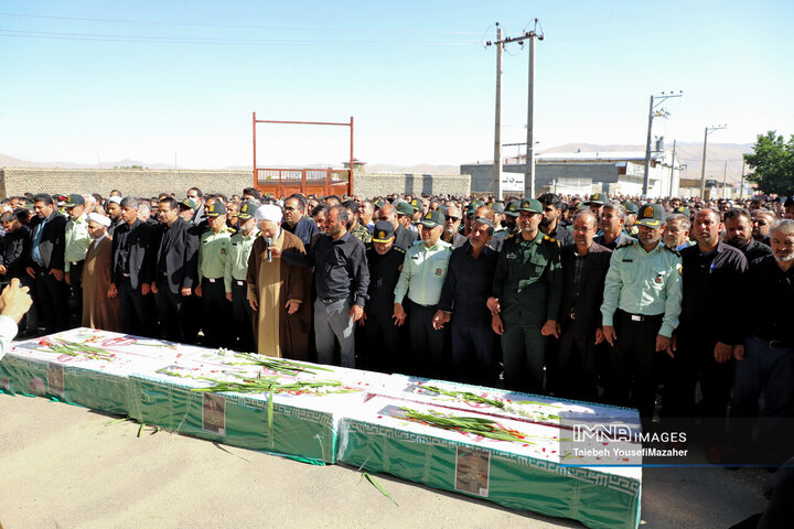 تشییع شهدای تجاوز رژیم صهیونیستی در اسدآباد همدان