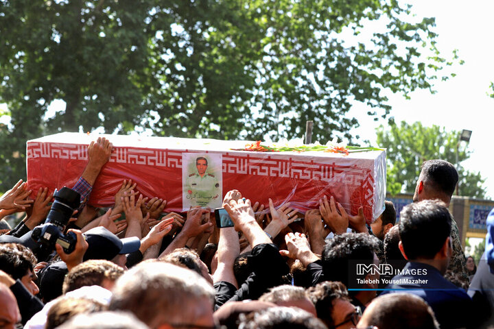 تشییع شهدای تجاوز رژیم صهیونیستی در اسدآباد همدان