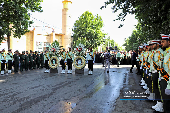 تشییع شهدای تجاوز رژیم صهیونیستی در اسدآباد همدان