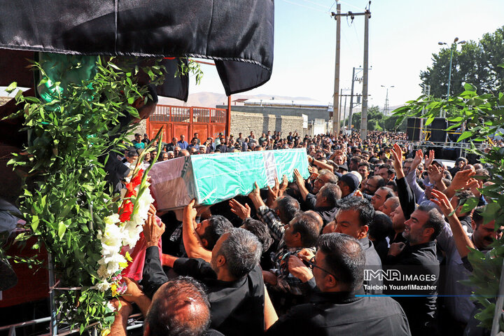 تشییع شهدای تجاوز رژیم صهیونیستی در اسدآباد همدان