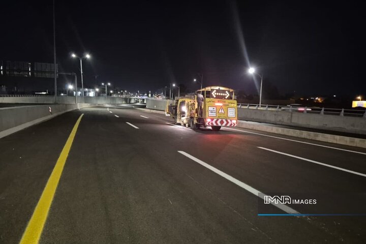 خط‌کشی ۲۰۰۰ کیلومتر از راه‌های خراسان شمالی