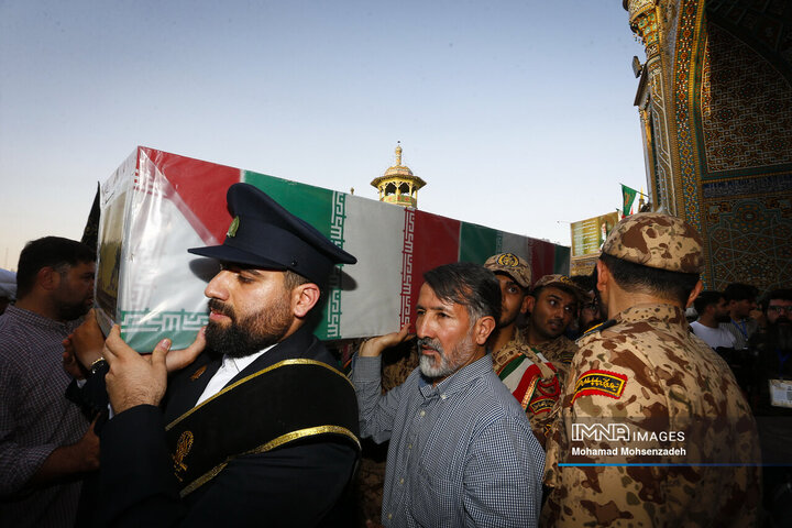 مراسم تشییع تجاوز رژیم صهیونیستی در قم