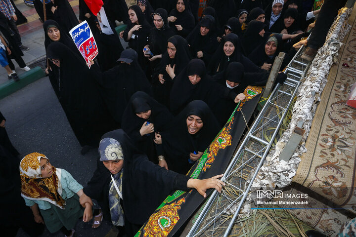 مراسم تشییع تجاوز رژیم صهیونیستی در قم