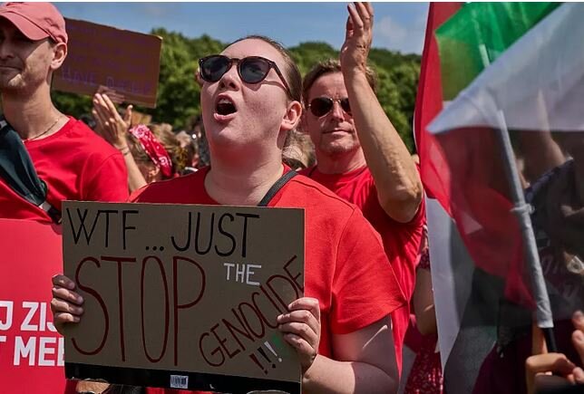 بزرگ‌ترین تجمع اعتراضی اروپا در حمایت از غزه رقم خورد