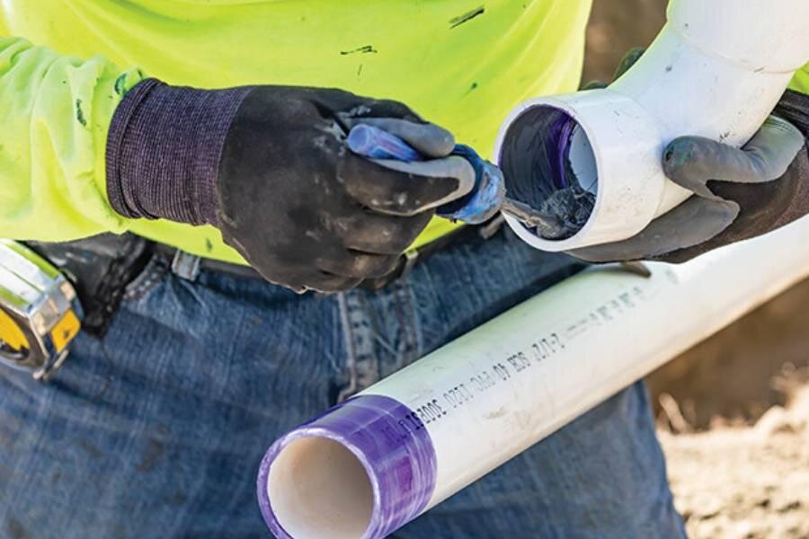 چسب مناسب برای لولههای پلاستیکی