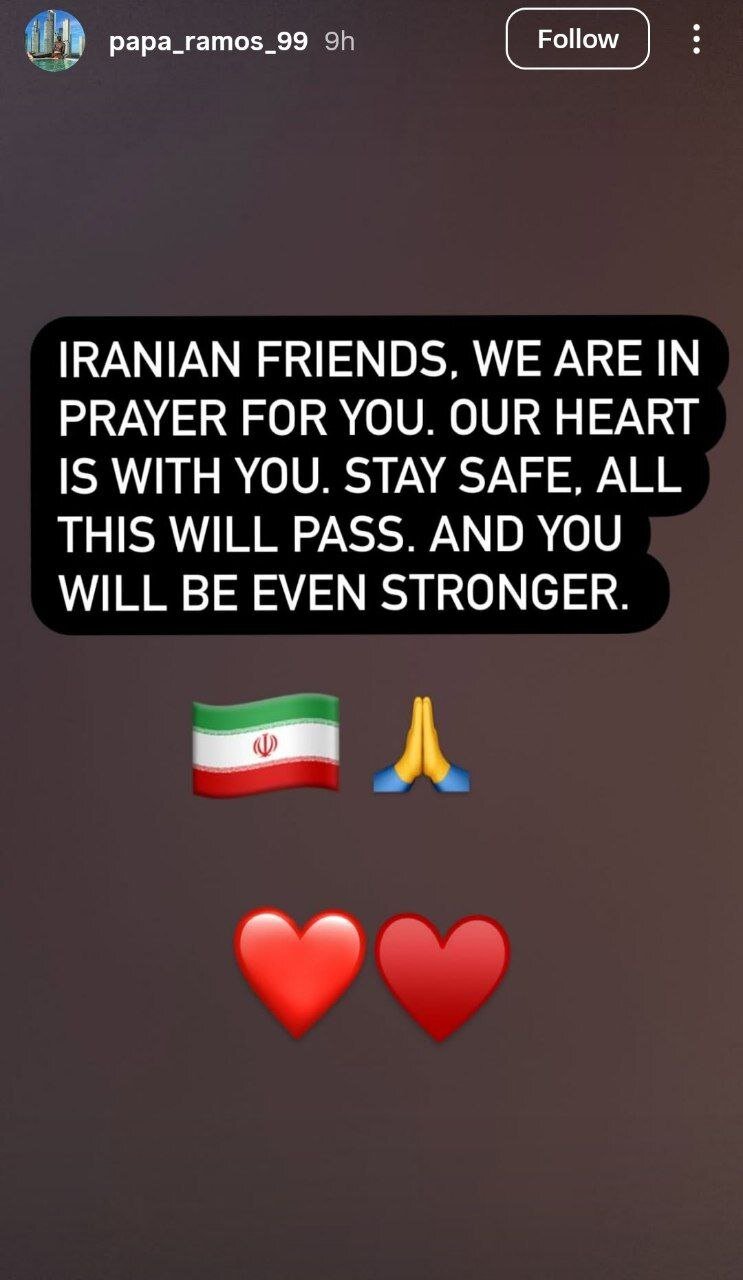 واکنش عثمان اندونگ به حمله رژیم صهیونیستی علیه ایران + عکس